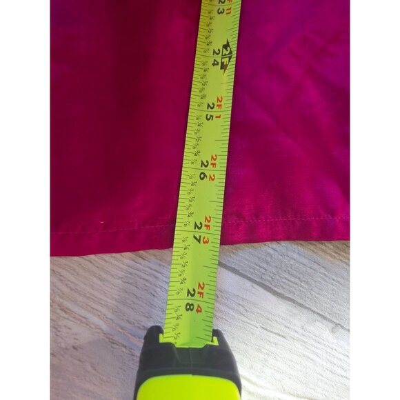 Vintage Cali Womens Silk Fuchsia Oversized Button-Up Blouse Size 44 - Picture 5 of 6